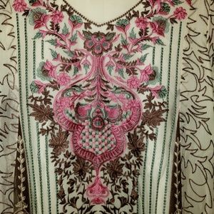 Full embroidery dress